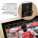 Noni Madueke Arsenal Signed Poster Print – Football Wall Art – Printed Autograph Soccer Memorabilia – Arsenal & England Fan Gift Decor