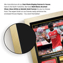 Noni Madueke Arsenal Signed Poster Print – Football Wall Art – Printed Autograph Soccer Memorabilia – Arsenal & England Fan Gift Decor