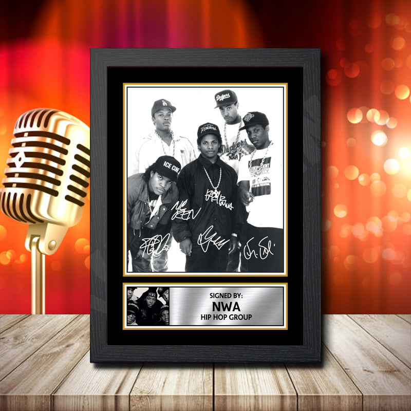 Nwa Fully Printed Signature 1 – Music Star Print – Nwa Fully Printed Signature 1