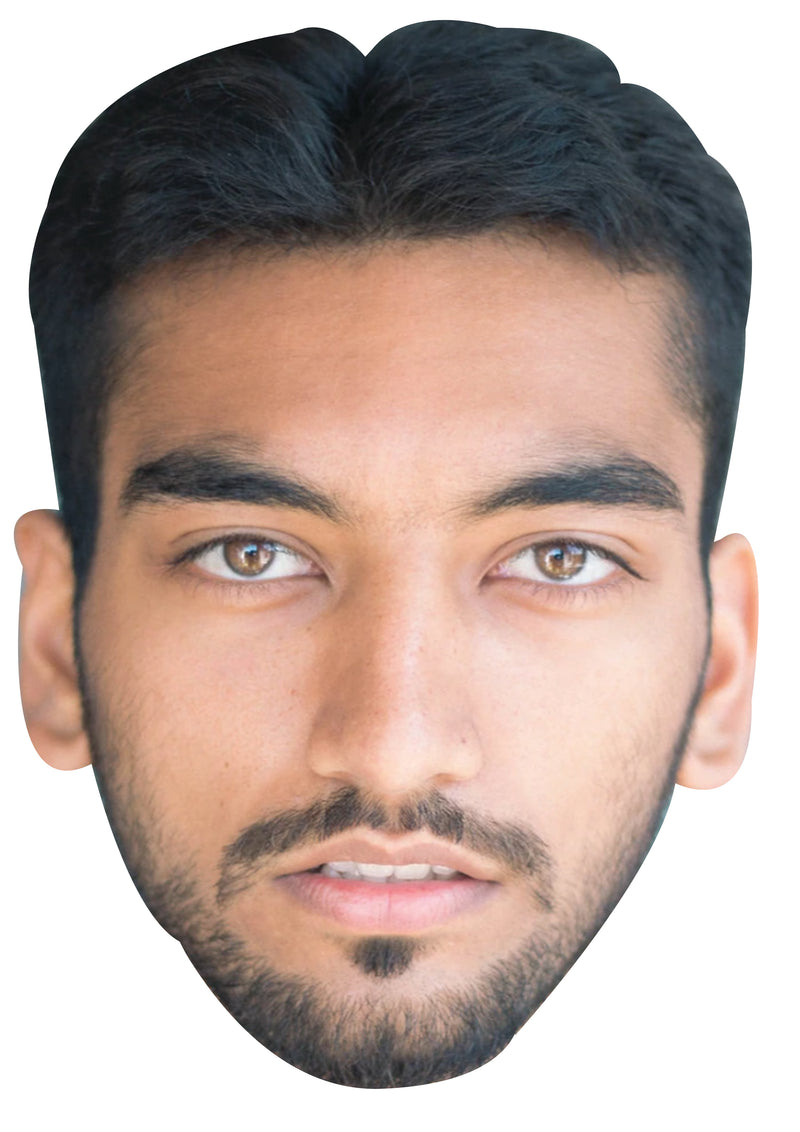 Nabhaan Rizwan - Kaos Celebrity Face Mask Fancy Dress Cardboard Costume Mask