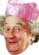 Nana Royle Christmas - Royle Family Celebrity Face Mask Fancy Dress Cardboard Costume Mask