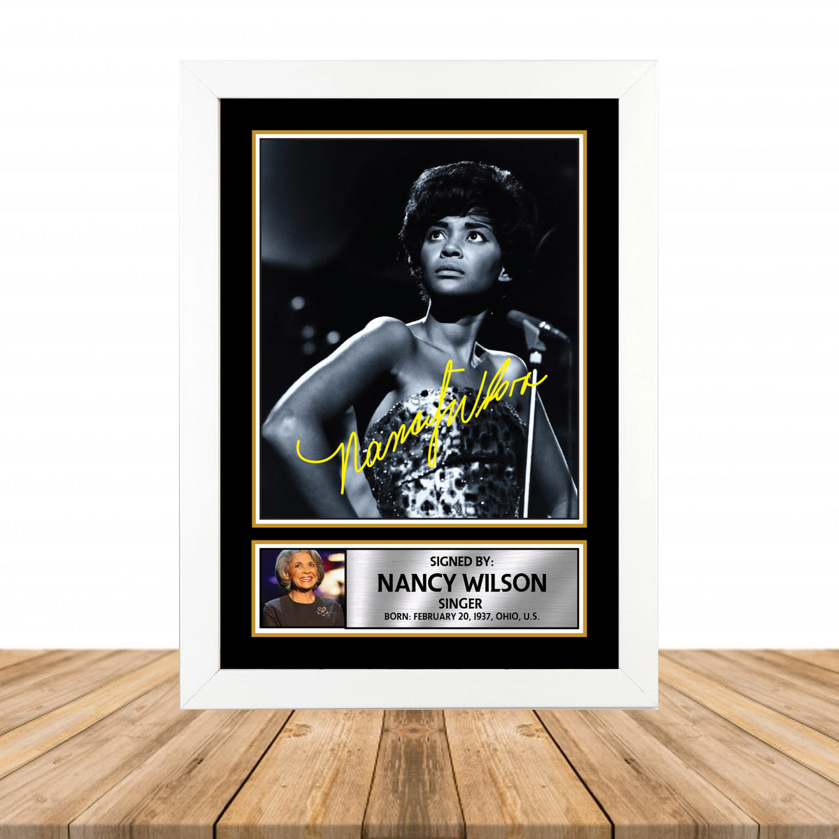 Nancy Wilson M888 Television Printed Signature Poster Print Gift