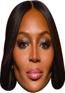 Naomi Campbell 2025 Celebrity Face Mask Fancy Dress Cardboard Costume Mask