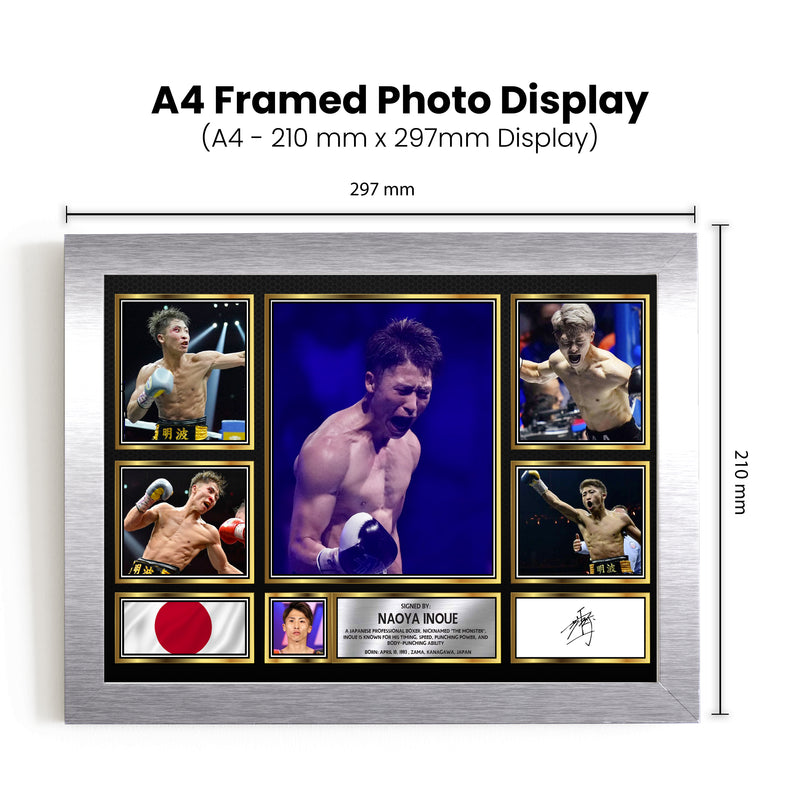 Naoya Inoue top boxer Autographed Print Landscape