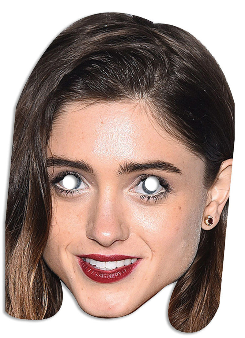 Natalia Dyer - Nancy Wheeler - Stranger Things Celebrity Face Mask Fancy Dress Cardboard Costume Mask
