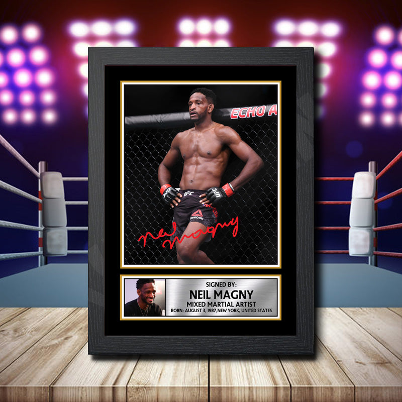 Neil Magny 2 Printed Signature Ufc Star Poster Print Framed Wall Art Gift – Neil Magny 2 Printed Signature Ufc Star Poster Print