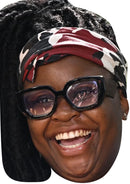 Nella Rose - I'm a Celeb Face Mask Fancy Dress Cardboard Costume Mask