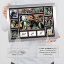 Newcastle United Champions Team 2025 Signed Poster Print – Carabao Cup Victory Collage – Autographed Wall Art Featuring Guimarães, Isak, Joelinton & Trophy Moments