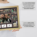 Newcastle United Champions Team 2025 Signed Poster Print – Carabao Cup Victory Collage – Autographed Wall Art Featuring Guimarães, Isak, Joelinton & Trophy Moments