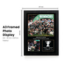 Newcastle United Carabao Cup 2025 Signed Poster Print – Wembley Trophy Celebration Wall Art with Team Photo – Premier League Memorabilia for Fans & Collectors