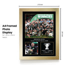 Newcastle United Carabao Cup 2025 Signed Poster Print – Wembley Trophy Celebration Wall Art with Team Photo – Premier League Memorabilia for Fans & Collectors