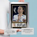 Niamh Charles Poster Print – Chelsea & England Lionesses Left?Back  – Framed or Unframed – Gift for Women’s Football Fans