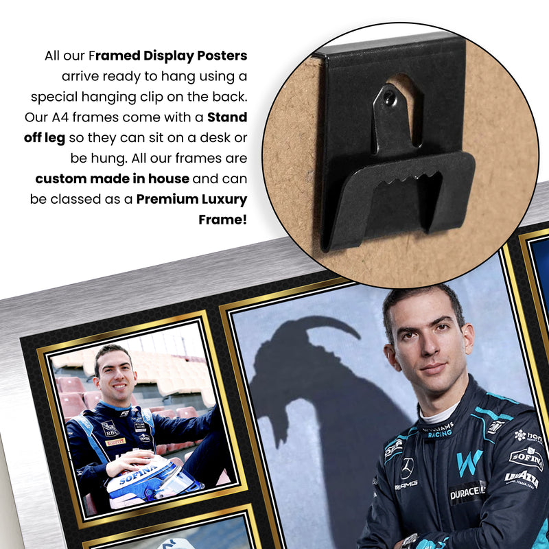 Nicholas Latifi  F1 Driver Limited Edition Signed Gift Poster Print Artwork Display