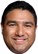 Nick Mohammed Face Mask Fancy Dress Cardboard Costume Mask