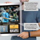 Nick Pope Printed Signed Poster – Newcastle United FC & England Goalkeeper Tribute Wall Art with Jersey & Bio Plaque – Premier League Football Memorabilia for Fans & Collectors