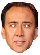 Nicolas Cage LF1 Celebrity Face Mask Fancy Dress Cardboard Costume Mask