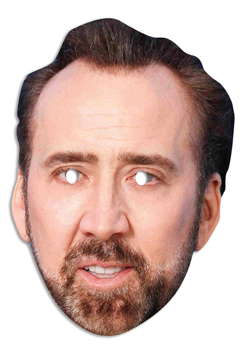 Nicolas Cage LF2 Celebrity Face Mask Fancy Dress Cardboard Costume Mask