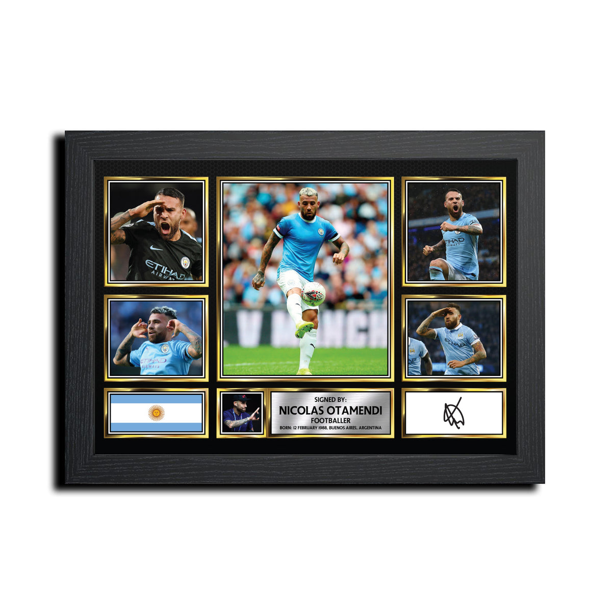Nicolas Otamendi Football Gift MC1650 Printed Signature Star Poster Print Wall Art Gift – Nicolas Otamendi Football Gift MC1650 Printed Signature Star Poster Print Wall