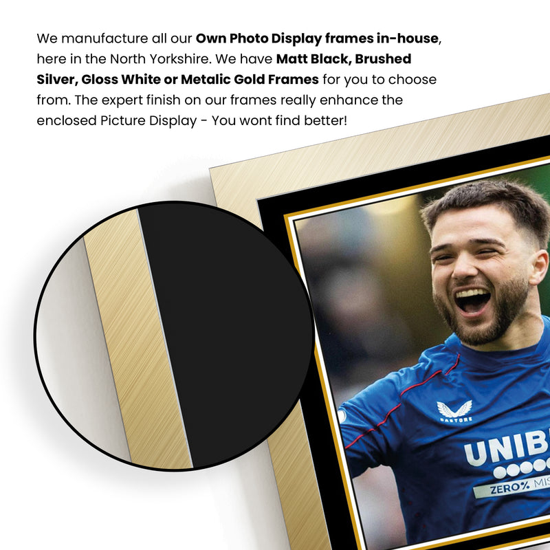 Nicolas Raskin Signed Autograph Poster – Rangers FC Star Print – Gift