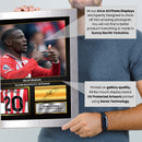 Nordi Mukiele Signed Football Memorabilia – Framed Autograph Display with Sunderland & France Tribute – Collector’s Gift