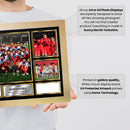 North Korea Ladies Football Teams Framed Autographed Print - Limited Edition Autograph Fan Gift – Collectible Memorabilia Merchandise