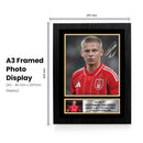 Oleksandr Zinchenko Printed Autograph Poster – Ukraine & Nottingham Forest Football Star Wall Art – Soccer Player Memorabilia Poster Print