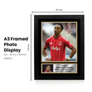 Omari Hutchinson Printed Autograph Poster – England & Nottingham Forest Football Star Wall Art – Soccer Player Memorabilia Poster Print