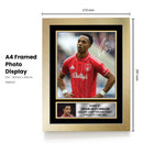 Omari Hutchinson Printed Autograph Poster – England & Nottingham Forest Football Star Wall Art – Soccer Player Memorabilia Poster Print