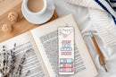 Just One More Page Bookmark – Cute Reading Accessory for Book Lovers, Students & Bookworms – Gift for Readers