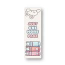Just One More Page Bookmark – Cute Reading Accessory for Book Lovers, Students & Bookworms – Gift for Readers