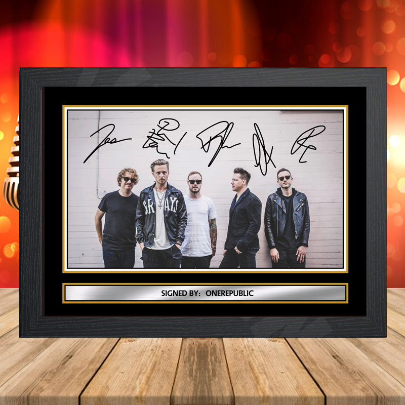 Onerepublic 3 – Printed Signature Music-Landscape Star Print – Onerepublic 3