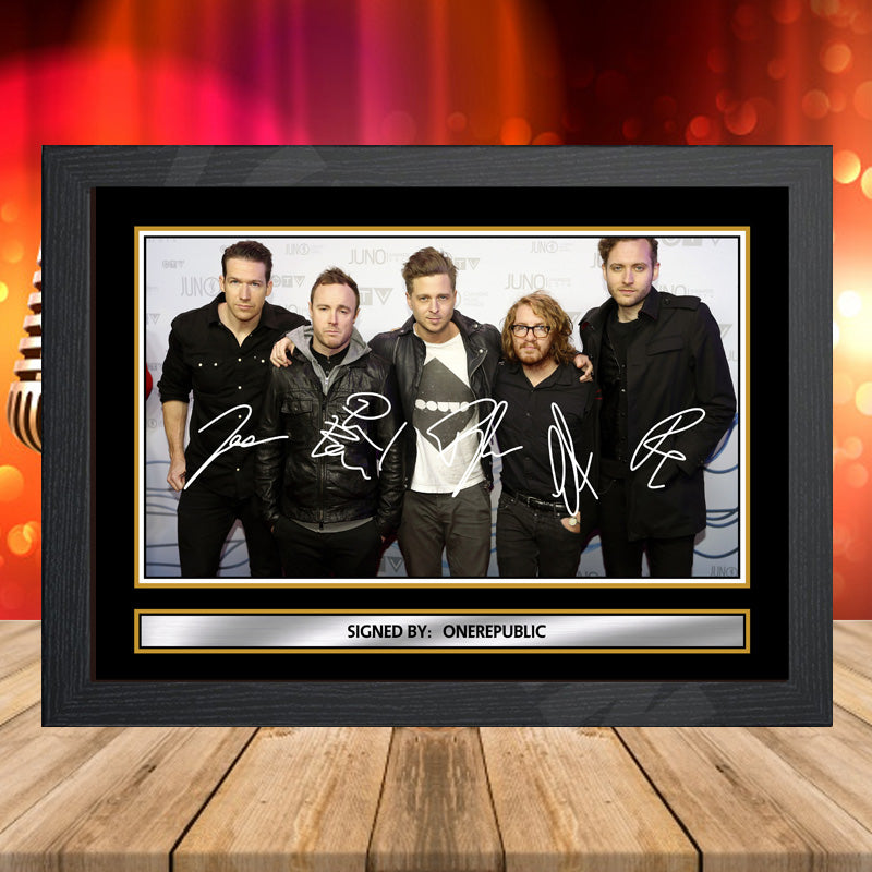Onerepublic 4 – Printed Signature Music-Landscape Star Print – Onerepublic 4