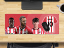 Personalised Southampton Extra Large Mouse Mat (800mm x 300mm) - ONUACHU, DIBLING, ARMSTRONG