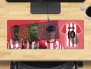 Personalised Southampton Extra Large Mouse Mat (800mm x 300mm) - ONUACHU, DIBLING, ARMSTRONG