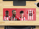 Personalised Southampton Extra Large Mouse Mat (800mm x 300mm) - ONUACHU, DIBLING, ARMSTRONG