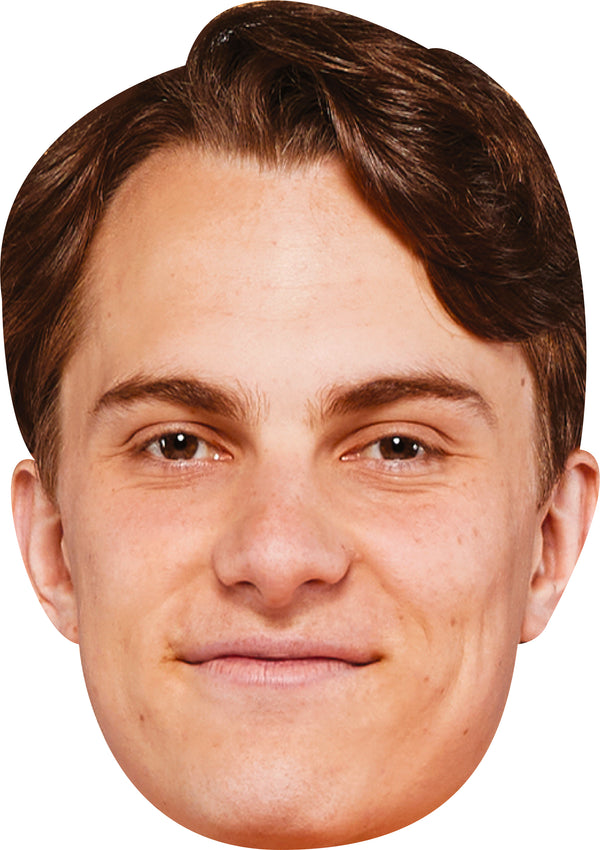 Oscar Piastri Facemask – F1 Motorsport Celebrity Card Face Mask – Celebrity Mask for Stag Do, Hen Night, Fancy Dress & Costume Parties