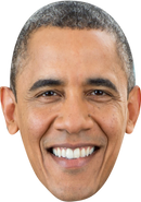 Obama 2025 Celebrity Face Mask Fancy Dress Cardboard Costume Mask