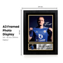 Oliver Skipp Signed Autograph Poster Print – Leicester City F.C. – England Football Memorabilia – Gift for Fans & Collectors
