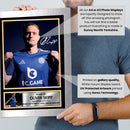 Oliver Skipp Signed Autograph Poster Print – Leicester City F.C. – England Football Memorabilia – Gift for Fans & Collectors
