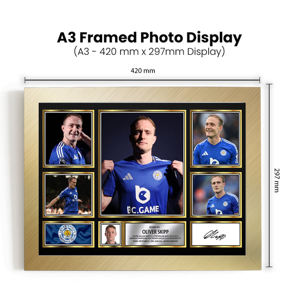 Oliver Skipp Printed Signature Football Poster Print – Reproduction Print