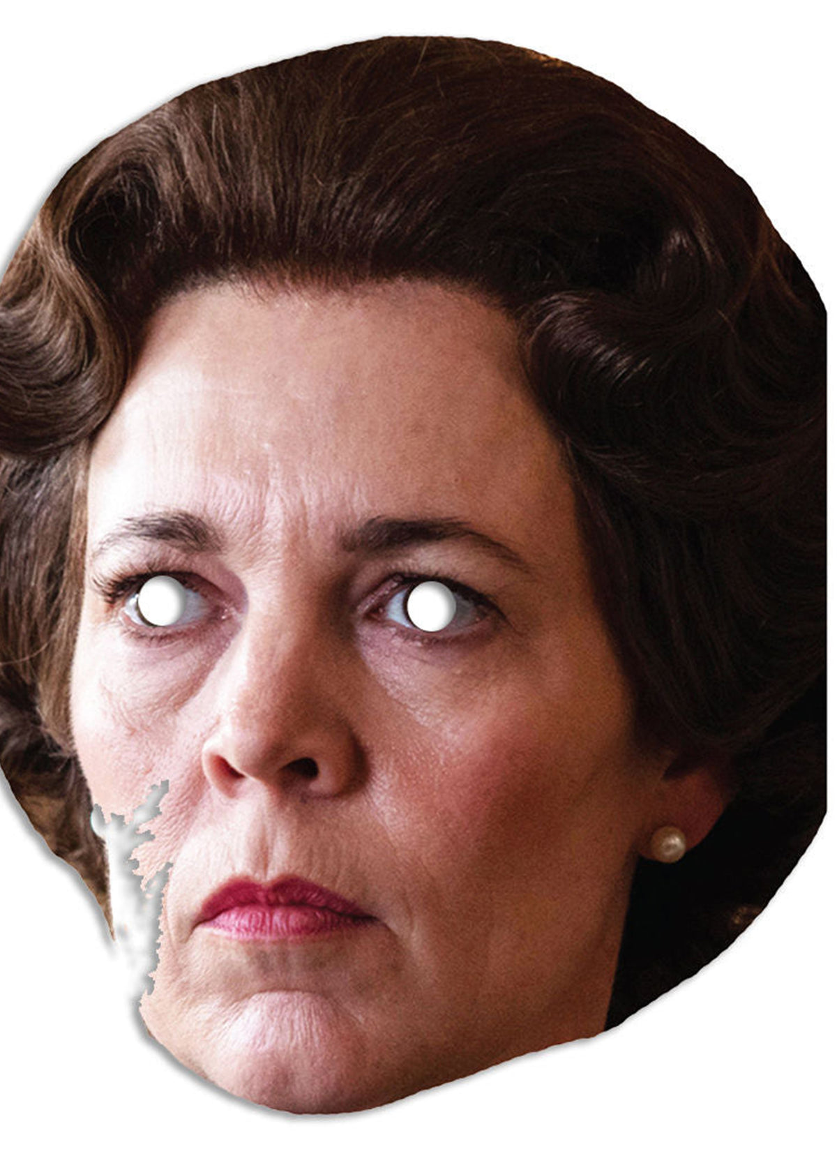Olivia Colman - Queen Elizabeth II - The Crown Celebrity Face Mask Fancy Dress Cardboard Costume Mask – Olivia Colman - Queen Elizabeth II - The Crown Face Mask