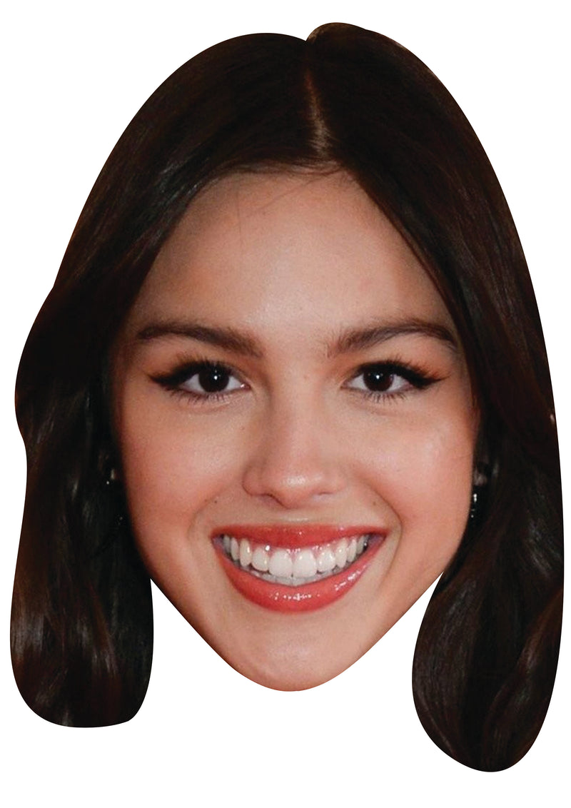 Olivia Rodrigo Celebrity Face Mask Fancy Dress Cardboard Costume Mask