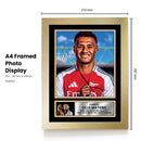 Ollie Watkins Signed Autographed Portrait Poster Print – England & Aston Villa F.C. Striker – Football Memorabilia Wall Art for Fans & Collectors – Premier League Star