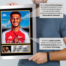 Ollie Watkins Signed Autographed Portrait Poster Print – England & Aston Villa F.C. Striker – Football Memorabilia Wall Art for Fans & Collectors – Premier League Star