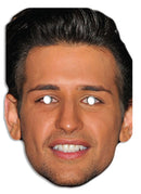 Ollie Locke Celebrity Face Mask Fancy Dress Cardboard Costume Mask