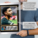 Omar Marmoush Signed Autographed Portrait Poster Print – Egypt & Club Football Forward – Football Memorabilia Wall Art for Fans & Collectors