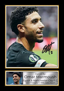 Omar Marmoush Signed Autographed Portrait Poster Print – Egypt & Club Football Forward – Football Memorabilia Wall Art for Fans & Collectors