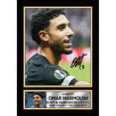 Omar Marmoush Signed Autographed Portrait Poster Print – Egypt & Club Football Forward – Football Memorabilia Wall Art for Fans & Collectors