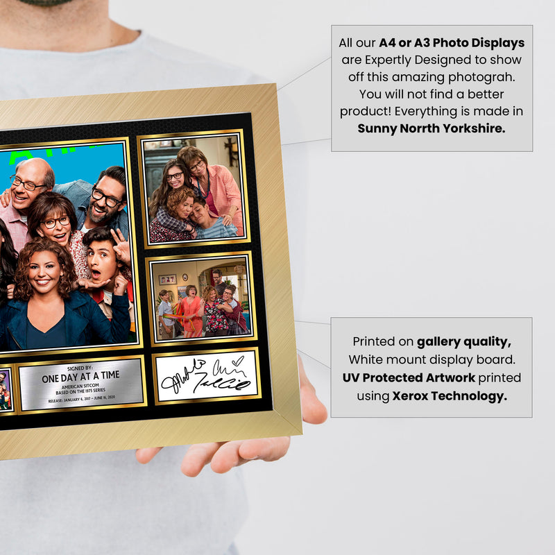 One Day at a Time Netflix Shows Framed Autographed Print - Limited Edition Autograph Fan Gift – Collectible Memorabilia Merchandise