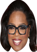 Oprah C Celebrity Face Mask Fancy Dress Cardboard Costume Mask